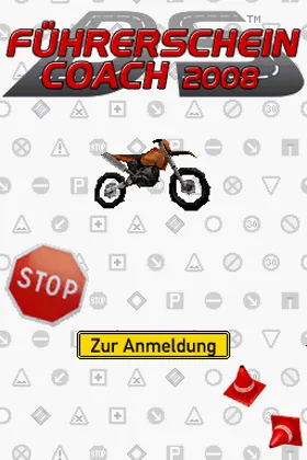 Fuehrerschein Coach 2008 (Germany) screen shot title